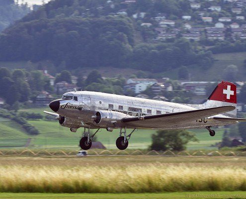 old plane used for fun trips at air shows