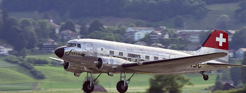 old plane used for fun trips at air shows