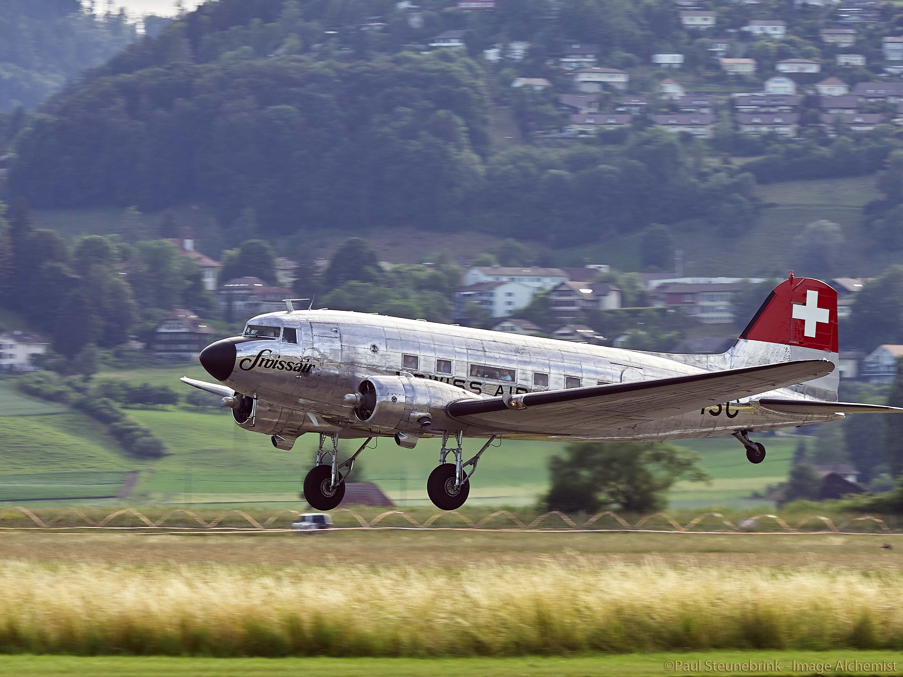 old plane used for fun trips at air shows