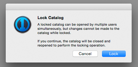 catalog lock