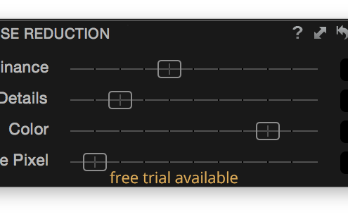 Capture One Noise Reduction tool (EN)
