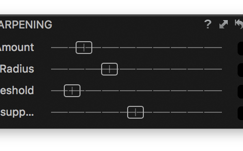 Capture One Sharpening tool (EN)