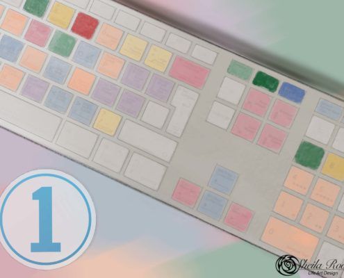 using logickeyboard for capture one, uk layout