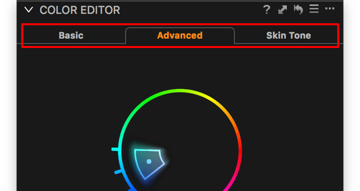 The Color Editor overview - Capture One