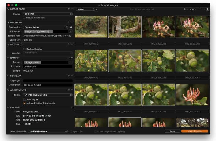 Importing Images Into Capture One • Image Alchemist