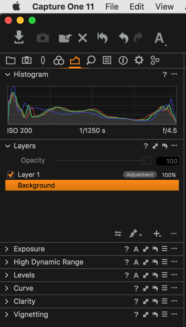 capture one pro 11 review, exposure tool tab