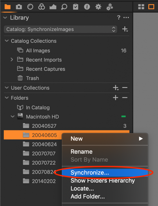 Synchronize Referenced Catalog Images • Image Alchemist
