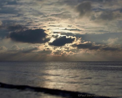 sunset at the beach